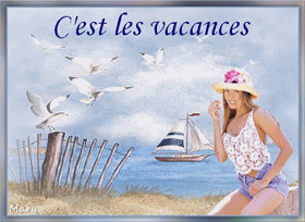 Gifs c'est les vacances plage
